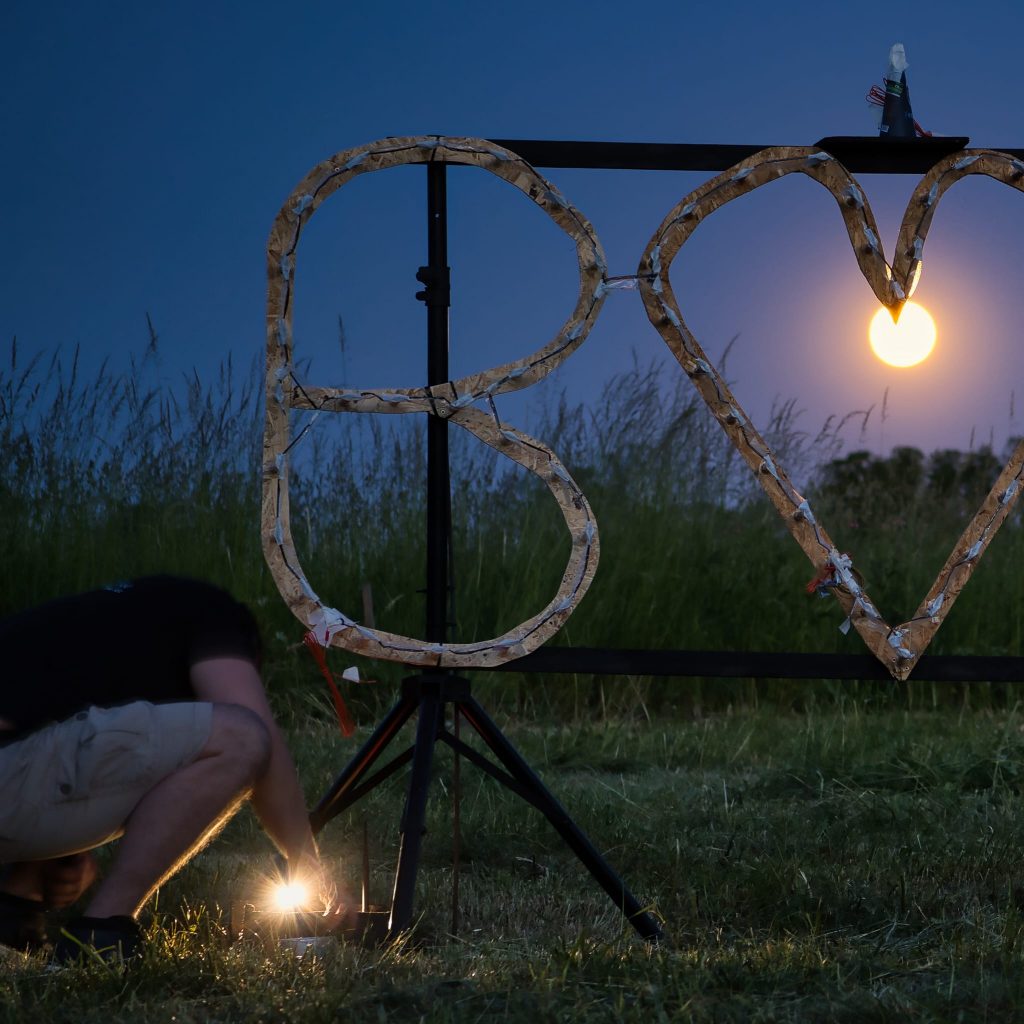 Lichterbild Hochzeit